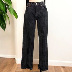 Levi's Black Straight Leg Jeans for Women